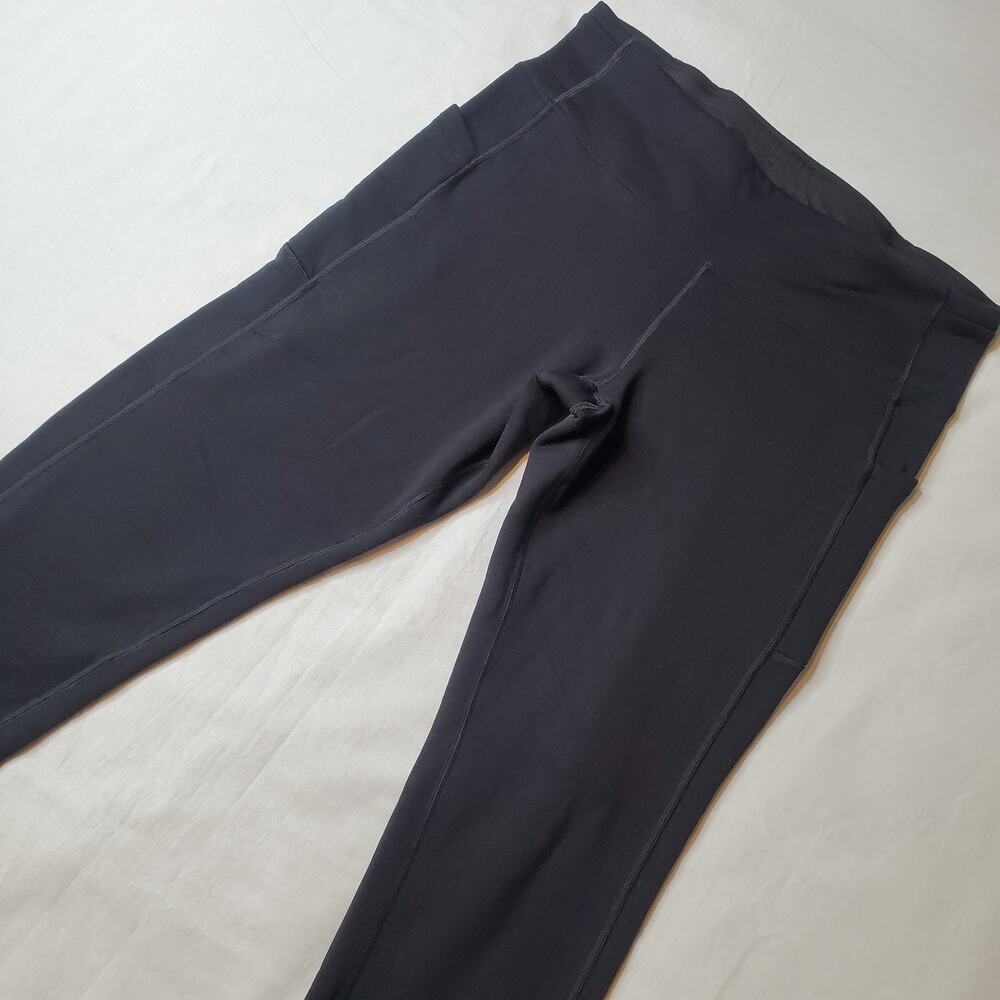 Athleta Womens XL Polartec Altitude Stash Tight Fleece Legging Black